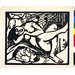 Print - Sleeping Shepherdess; Schalfende Hirtin