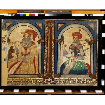 Fragment of a wall painting