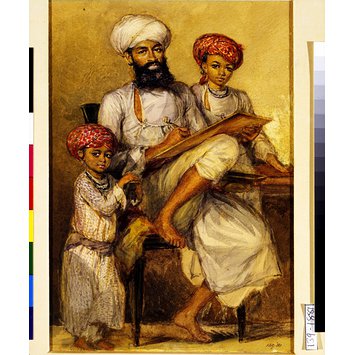 Painting - Portrait of Tara Chand, the court painter Painting - Portrait of Tara Chand, the court painter