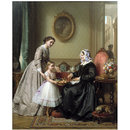 Grandmother's Birthday; La Fête de la Grandmère (Oil painting) Grandmother's Birthday; La Fête de la Grandmère (Oil painting)