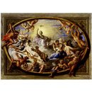 Minerva with Allegorical Figures of the Arts and Sciences (sketch for the ceiling of the Banqueting House, Hampton Court Palace) (Design) Minerva with Allegorical Figures of the Arts and Sciences (sketch for the ceiling of the Banqueting House, Hampton Court Palace) (Design)