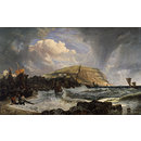 Hastings: Boats Making the Shore in a Breeze (Oil painting)