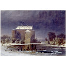 Snow scene: the haunted house (Oil painting) Snow scene: the haunted house (Oil painting)