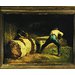 Oil painting - The Wood Sawyers; Les scieurs de long