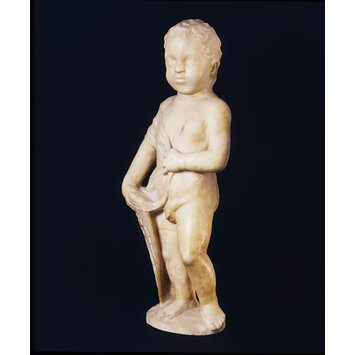 Statue - Putto with a Shield