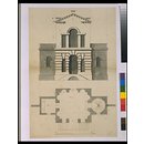 Plan and elevation of the Belvedere at the Penpole Gate, King's Weston, Bristol (Design)