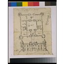 Sketch plan and elevation of Inveraray Castle, Argyll, Scotland (Design)