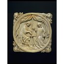 Mirror case - Knight and a Lady playing chess Mirror case - Knight and a Lady playing chess