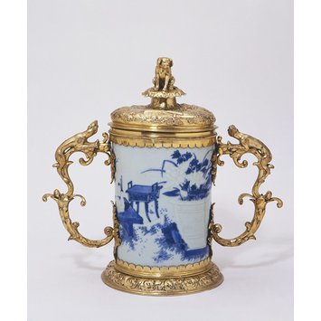 Brush pot with mounts - The Howzer Cup