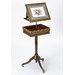 Combined music-stand and writing-table