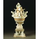 Vase, stand and cover