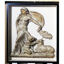 Female allegorical figure with putto and ram (Relief) Female allegorical figure with putto and ram (Relief)
