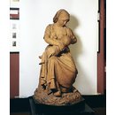 Peasant woman nursing a baby (Figure group)