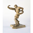Statuette - Athlete struggling with a Python Statuette - Athlete struggling with a Python
