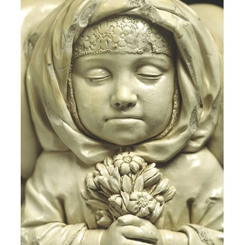 Figure - Lydia Dwight; Figure of Lydia Dwight, half-length recumbent Figure - Lydia Dwight; Figure of Lydia Dwight, half-length recumbent
