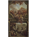 Aeneas before Dido, and Venus Supplicating Jupiter (Oil painting) Aeneas before Dido, and Venus Supplicating Jupiter (Oil painting)