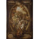 William and Mary Presenting the Cap of Liberty to Europe (sketch for the painted ceiling of the Great Hall, Greenwich Hospital) (Design)