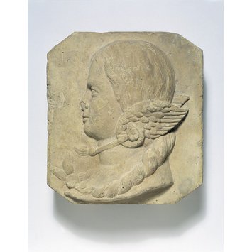 Fragment from a frieze - Profile of a girl