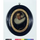 An unknown woman (Portrait miniature)