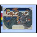 Woodblock print - View of Autumn Maples at Ishiyama Temple in Omi Province; Ten Views of Famous Mountains in the Provinces