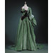 Evening dress with glove
