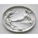 Thetis and her nymphs rising from the sea to console Achilles for the loss of Patroclus; Thetis and her Nymphs rising from the sea to console Achilles for the loss of Patroclus (Relief)