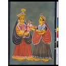 Parvati taking her son Ganesh to her father's house (Painting) Parvati taking her son Ganesh to her father's house (Painting)