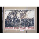 Poster - Back Him Up. Buy War Bonds Poster - Back Him Up. Buy War Bonds