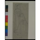 Drawing - St. Cecelia Drawing - St. Cecelia