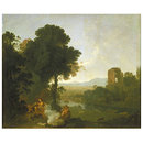 Classical Landscape with Venus and Adonis (Oil painting)