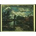 Oil painting - Flatford Mill from a Lock on the Stour