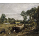 Boat-Building near Flatford Mill (Oil painting)