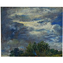 Oil painting - Study of Sky and Trees