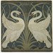 Design for wallpaper - Swan, Rush and Iris
