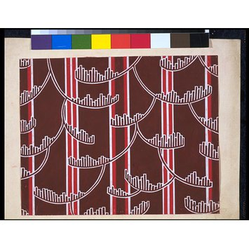 Design - Design for a roller-printed cotton Design - Design for a roller-printed cotton