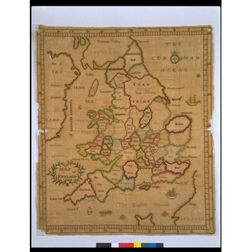 Sampler - Map of England Sampler - Map of England