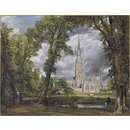 Salisbury Cathedral from the Bishop's Ground (Oil painting)