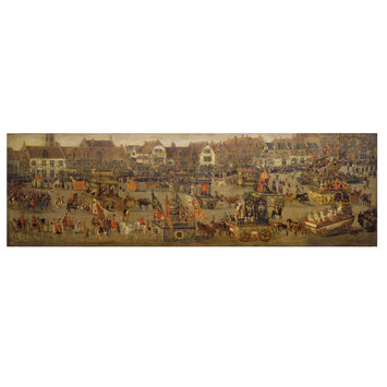 Painting - The Ommeganck in Brussels on 31 May 1615: The Triumph of Archduchess Isabella