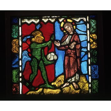 Panel - Temptation in the Wilderness; First Temptation of Christ