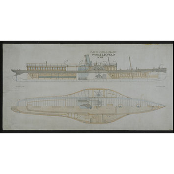 Design - Designs for the paddlesteamer Prince Leopold