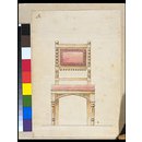 Design - Design for a chair in the Gothic manner Design - Design for a chair in the Gothic manner
