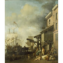 A Thames Wharf (Oil painting)