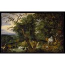 The Temptation in the Garden of Eden (Oil painting)