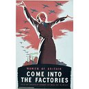Poster - Women of Britain Come into the Factories Poster - Women of Britain Come into the Factories