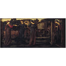 The Mill: Girls Dancing to Music by a River (Oil painting)