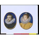 Portrait of a man in black (Portrait miniature)