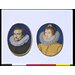 Portrait miniature - Portrait miniature of an unknown youth in yellow; Young Man in Yellow with Bonnet and Feather