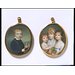Portrait miniature - Portrait of the wife of a purser in the East India Company's service, with two of her children Portrait miniature - Portrait of the wife of a purser in the East India Company's service, with two of her children