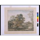 Landscape with Cottage and Stream (Watercolour) Landscape with Cottage and Stream (Watercolour)
