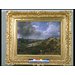 Oil painting - Hampstead Heath, Branch Hill Pond